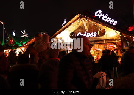 Hyde Park Winter Wonderland a Londra Inghilterra Foto Stock