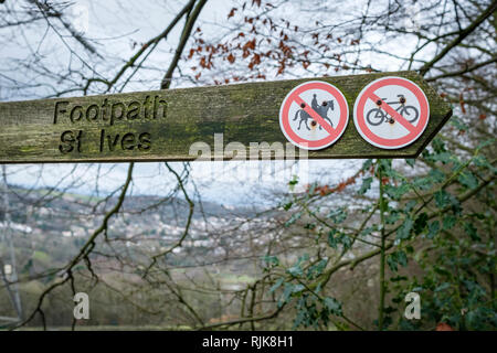 St Ives Estate in Bingley, Bradford, West Yorkshire. Foto Stock