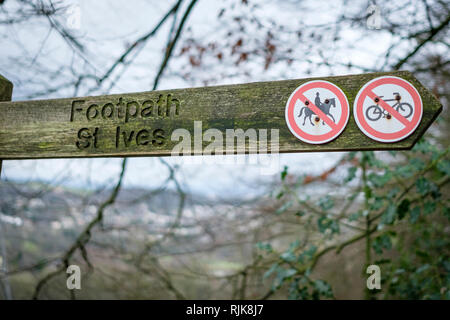 St Ives Estate in Bingley, Bradford, West Yorkshire. Foto Stock