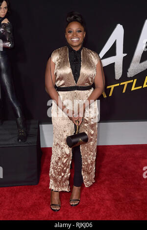 Los Angeles, Stati Uniti d'America. 05 feb 2019. Idara Victor alla premiere del film 'Alita: Battle Angel' al Westwood Village Regency Theatre. Los Angeles, 05.02.2019 | Utilizzo di credito in tutto il mondo: dpa/Alamy Live News Foto Stock