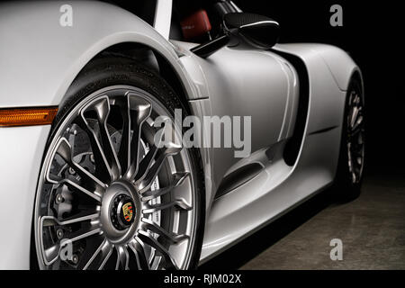 Porsche Spyder 918 Foto Stock