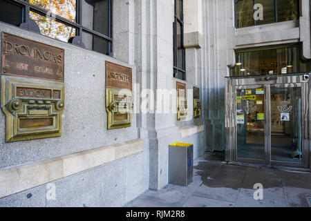 Le cassette postali, Madrid, Spagna Foto Stock