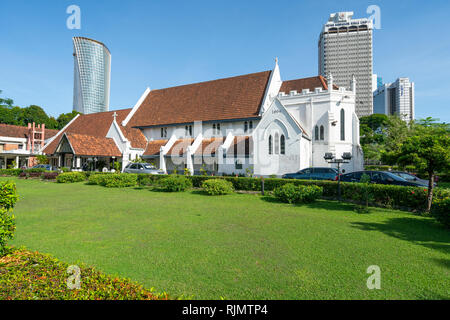 Vista esterna della Cattedrale di St Mary di Kuala Lumpur in Malesia Foto Stock