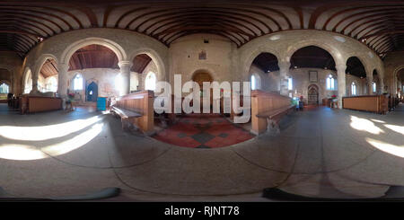 Visualizzazione panoramica a 360 gradi di Bosham West Sussex Regno Unito