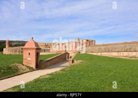 Fort de Salses, Salse le Chateau, Languedoc-Roussillon, Francia Foto Stock