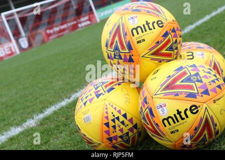 Cheltenham Town FC v Yeovil Town FC presso la rampa di LCI Stadium, Whaddon Road (Sky scommessa lega due - 26 dicembre 2017) - Foto di Antony Thompson - TH Foto Stock