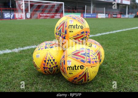 Cheltenham Town FC v Yeovil Town FC presso la rampa di LCI Stadium, Whaddon Road (Sky scommessa lega due - 26 dicembre 2017) - Foto di Antony Thompson - TH Foto Stock