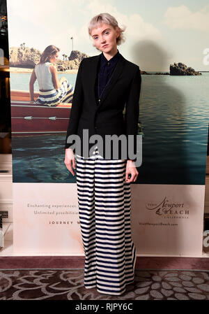 Lily Cole frequentando il Newport Beach Film Festival UK Honours evento tenutosi all'Hotel Langham, Londra. Foto Stock