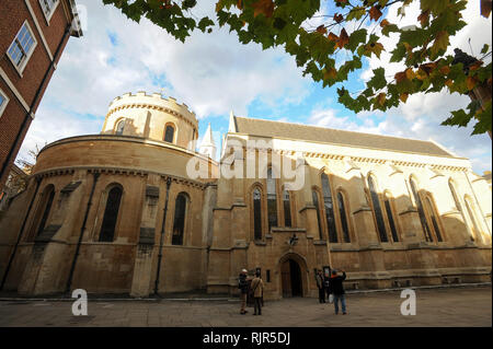 Gotico romanica chiesa tempio costruito dai Templari noti da Dan Brown 2003 best-seller Il Codice Da Vinci e il film con Tom Hanks Foto Stock