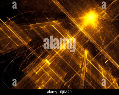 Abstract pareti diagonali in 3d - di stile generati digitalmente immagine Foto Stock