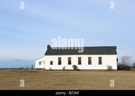 Sandy Hook cappella a Fort Hancock, Sandy Hook, New Jersey, STATI UNITI D'AMERICA Foto Stock