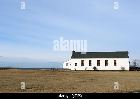 Sandy Hook cappella a Fort Hancock, Sandy Hook, New Jersey, STATI UNITI D'AMERICA Foto Stock