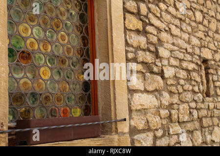 Frammento del muro della fortezza Foto Stock