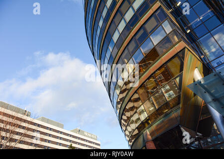 Ralph Erskine è l'arca, Talgarth Road, Hammersmith, Londra W6, Regno Unito Foto Stock