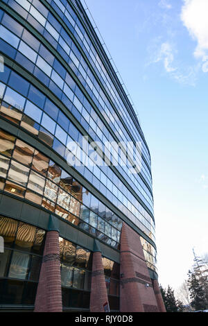 Ralph Erskine è l'arca, Talgarth Road, Hammersmith, Londra W6, Regno Unito Foto Stock