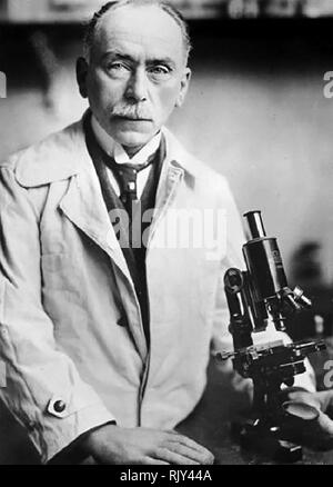 JULES BORDET (1870-1961) medico belga, immunologist e microbiologo Foto Stock