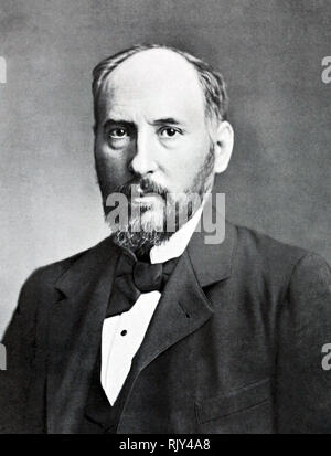 SANTIAGO Ramón y Cajal (1852-1934) neuroscienziato spagnolo e il patologo Foto Stock