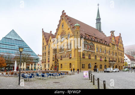 Il municipio storico di Ulm, Germania Foto Stock