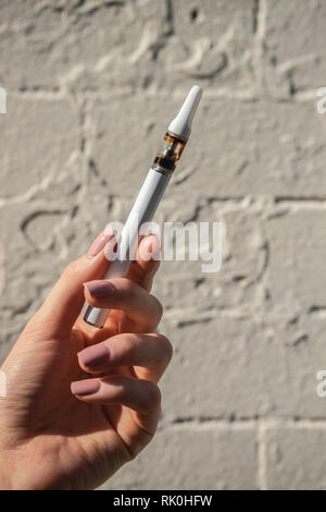 Olio di CBD vape penna Foto Stock