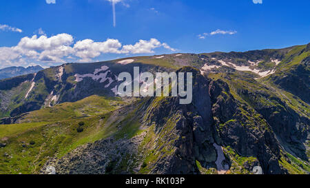 Sette Laghi di montagna Rila in Bulgaria Foto Stock