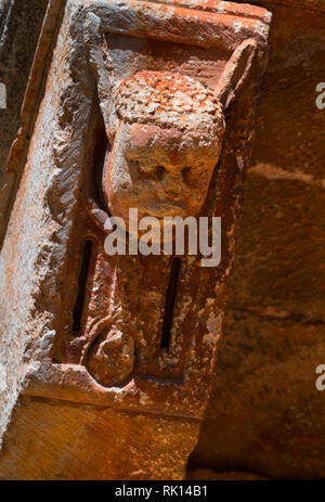 San Juan Chiesa, Moarves de Ojeda, Montaña Palentina, Palencia, Castilla y Leon, Spagna, Europa Foto Stock