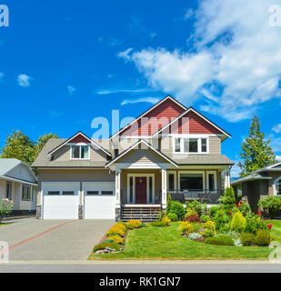 Bellissima casa familiare in British Columbia, Canada Foto Stock