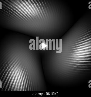 Fibra di carbonio background 3d rendering immagine Foto Stock