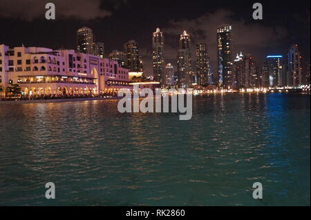 Downtown Dubai - La Fontana di Dubai Foto Stock