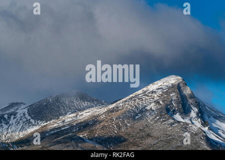 Peña Lampa, di Velilla del río Carrion, Montaña Palentina, Palencia, Castilla y Leon, Spagna, Europa Foto Stock