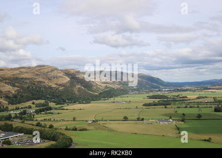 Vista da William Wallace Monument Foto Stock