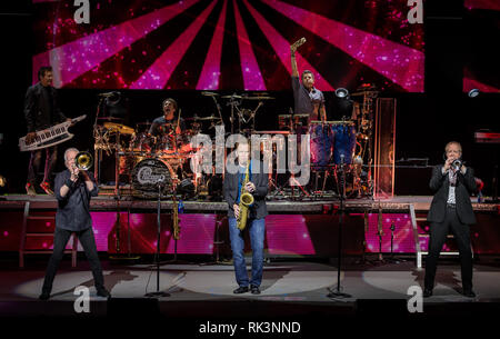 Las Vegas, NV, Stati Uniti d'America. 8 febbraio, 2019. ***La copertura della casa*** CHICAGO suona presso il Teatro Veneziano al Venetian di Las Vegas in Las Vegas NV in data 8 febbraio 2019. Credito: Erik Kabik Fotografia/media/punzone Alamy Live News Foto Stock