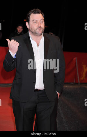 Berlino, Germania. 09Feb, 2019. Il Festival del Cinema di Berlino. Film Photocall grazia un Dieu nella foto: Denis Menochet Credit: Indipendente Agenzia fotografica/Alamy Live News Foto Stock