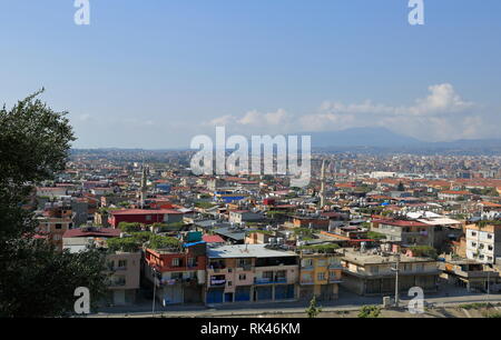 Hatay / TURCHIA - Situato nel sud-est della Turchia di confine, famoso per i suoi piatti tradizionali vista generale della città. Foto Stock