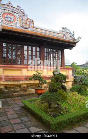 Un edificio entro la città imperiale, tonalità, Vietnam Foto Stock