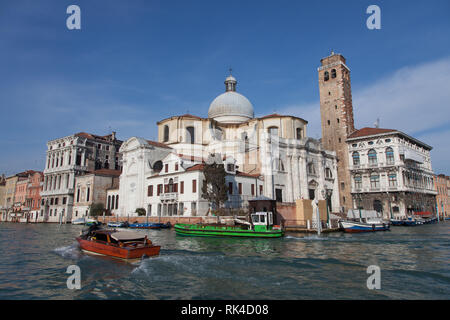 Chiesa di San Geremia nella città vecchia di Venezia Foto Stock