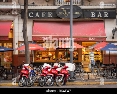 Cafe 36 Billares su Avenida de Mayo nel centro storico della città di Buenos Aires, Argentina. Foto Stock