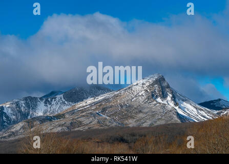 Peña Lampa, di Velilla del río Carrion, Montaña Palentina, Palencia, Castilla y Leon, Spagna, Europa Foto Stock