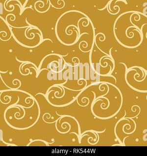 Holiday card, design elegante, Telai Vintage, i bordi e gli altri elementi decorativi. Modelli per Congrats. Vector pattern senza giunture Illustrazione Vettoriale