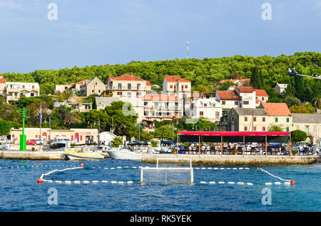 Campo di polo acquatico a Sumartin, Croazia Foto Stock