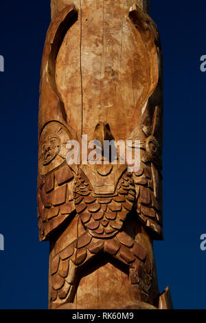 Sliammon, Sunshine Coast, British Columbia, Canada Foto Stock