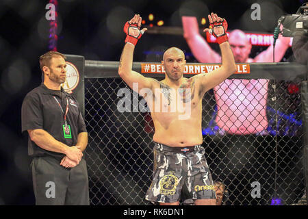 Newcastle, Regno Unito, 9 febbraio 2019 - Tony Senape Credito: Dan Cooke/Alamy Live News Foto Stock