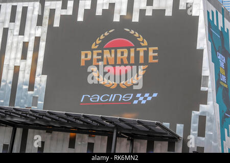 Melbourne, Australia. 10 feb 2019. Penrite Racing - Erebus Motorsport 2019 stagione di lancio. Federation Square ,Melbourne, Victoria, Australia Credit: Brett keating/Alamy Live News Foto Stock