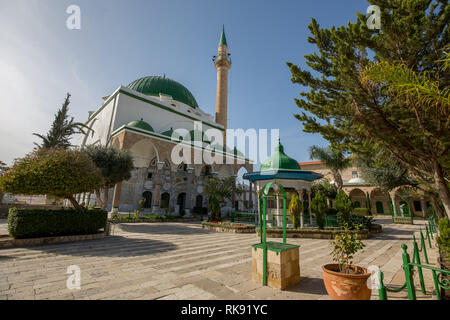 La moschea di al-Jazzar in acri, Israele Foto Stock