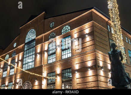 Fancy, antico centro commerciale esterno dell'edificio in Oslo, Norvegia Foto Stock