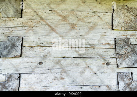 Sfondo di legno e schema di legno vecchio per lo spazio e la texture. Foto Stock