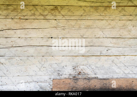 Sfondo di legno e schema di legno vecchio per lo spazio e la texture. Foto Stock