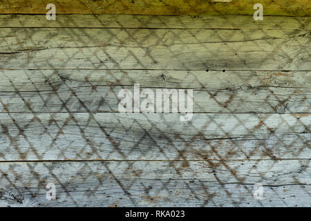 Sfondo di legno e schema di legno vecchio per lo spazio e la texture. Foto Stock
