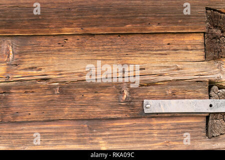 Sfondo di legno e schema di legno vecchio per lo spazio e la texture. Foto Stock