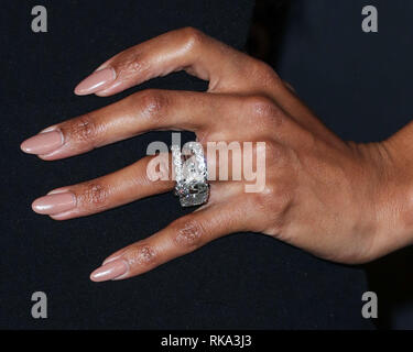 In California, Stati Uniti d'America. 9 Feb 2019. Il cantante Ciara indossando un Romona Keveza abito di raccolta arriva a La Recording Academy e Clive Davis' 2019 Pre-GRAMMY gala tenutosi presso il Beverly Hilton Hotel il 9 febbraio 2019 a Beverly Hills Los Angeles, California, Stati Uniti. (Foto di Xavier COLLIN/Image Press Agency) Credito: Image Press Agency/Alamy Live News Foto Stock