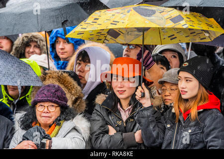 Londra, Regno Unito. 10 feb 2019. Il festival in Trafalgar Square. Capodanno cinese di Soho, Londra. Credito: Guy Bell/Alamy Live News Foto Stock